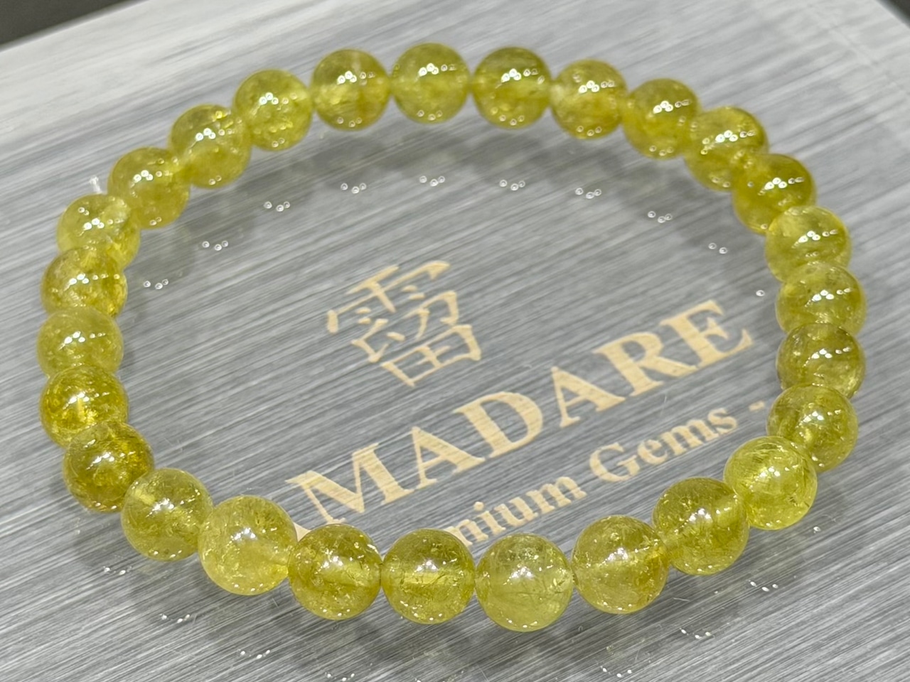 No.1534 ツァボライト（グリーンガーネット）ブレスレット