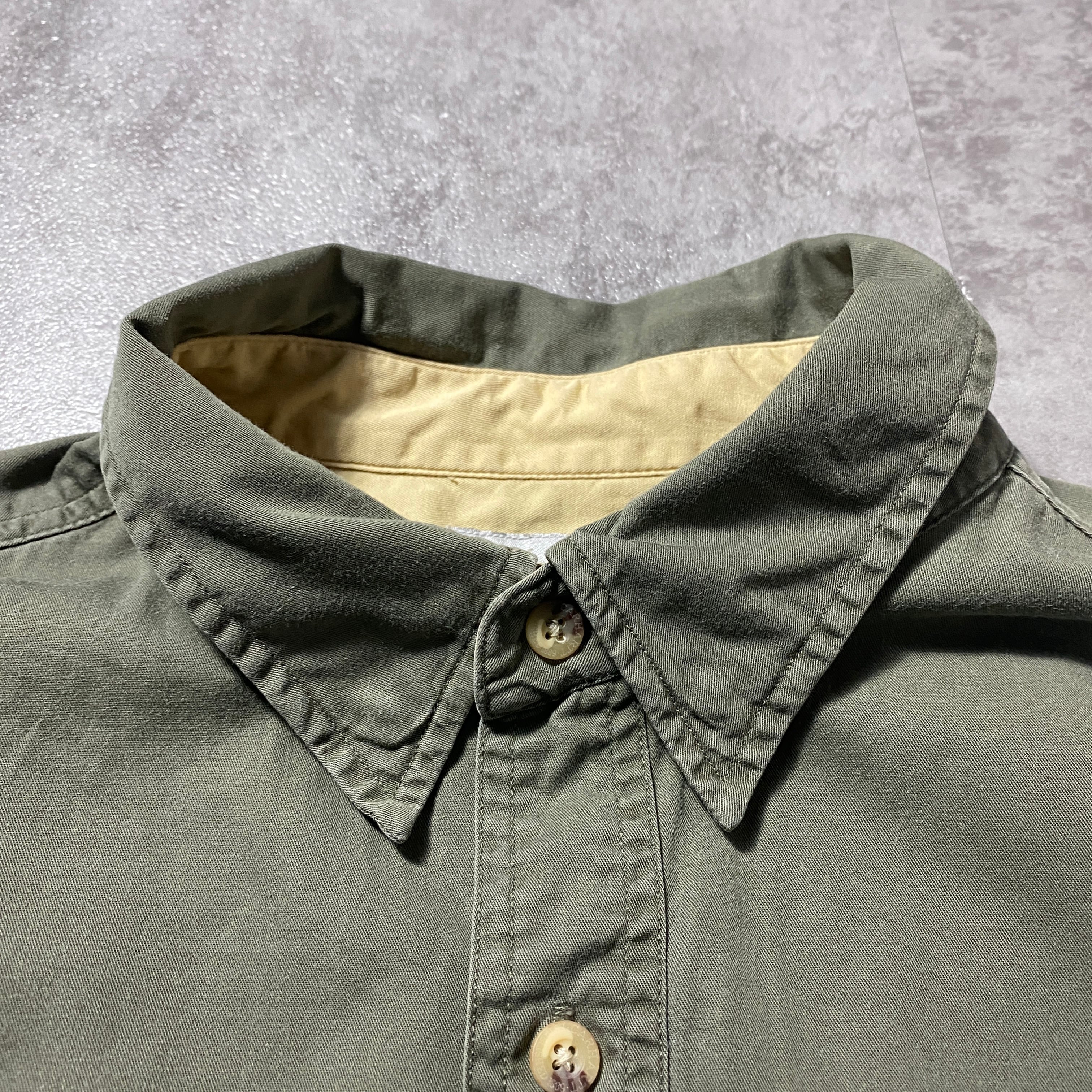 Size:XL】carhartt カーハート レザーラベル ダブルポケット カーキ