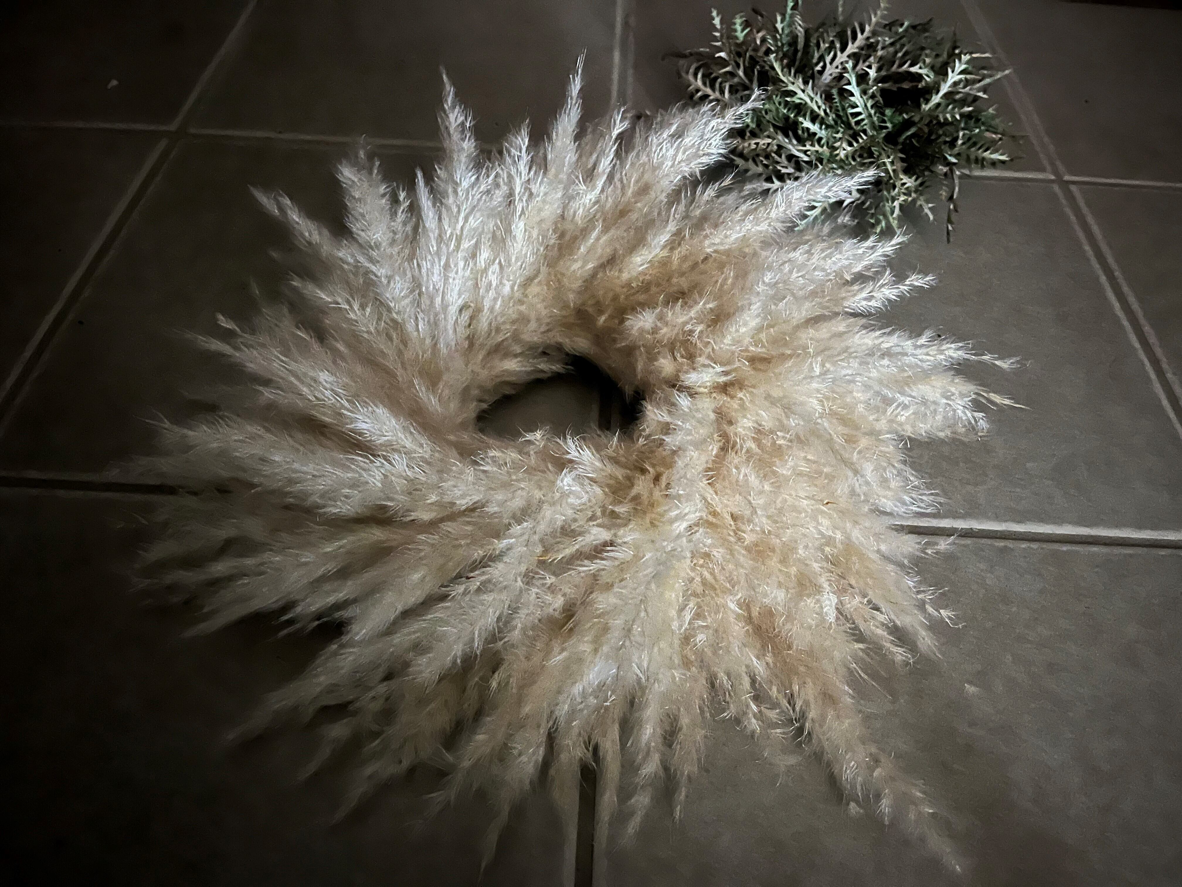 パンパスグラスリース【ドライフラワー】 | chikit_designflowers