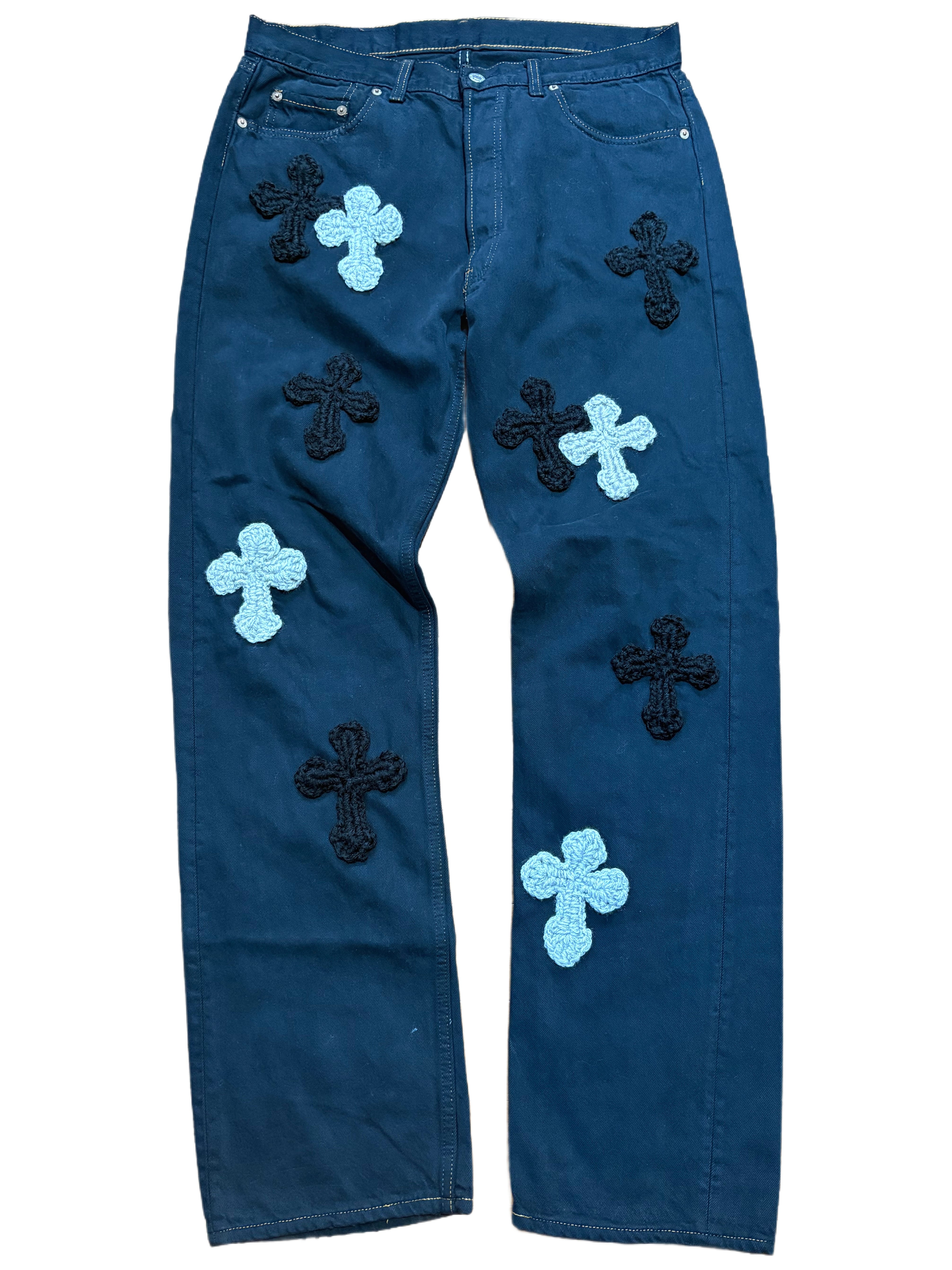 Y.A.R.N. x Levi's 501 3D Cross デニム　W40 22SS Collection 