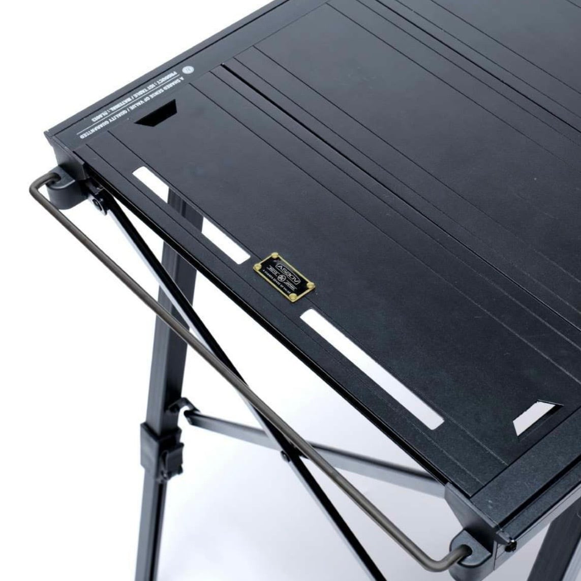 As2ov アッソブ FOLDING TABLE BLACK 折り畳みIGTテーブル | full of life