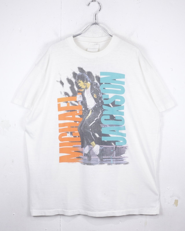 【Caka act2】80's "Michael Jackson" "BAD WORLD TOUR" Vintage T-Shirt