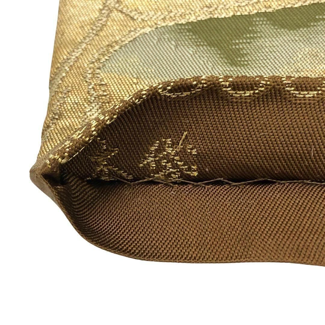 袋帯 北出工房 北出与三郎 花模様 菊 唐金色 O-3493 | リユース着物  