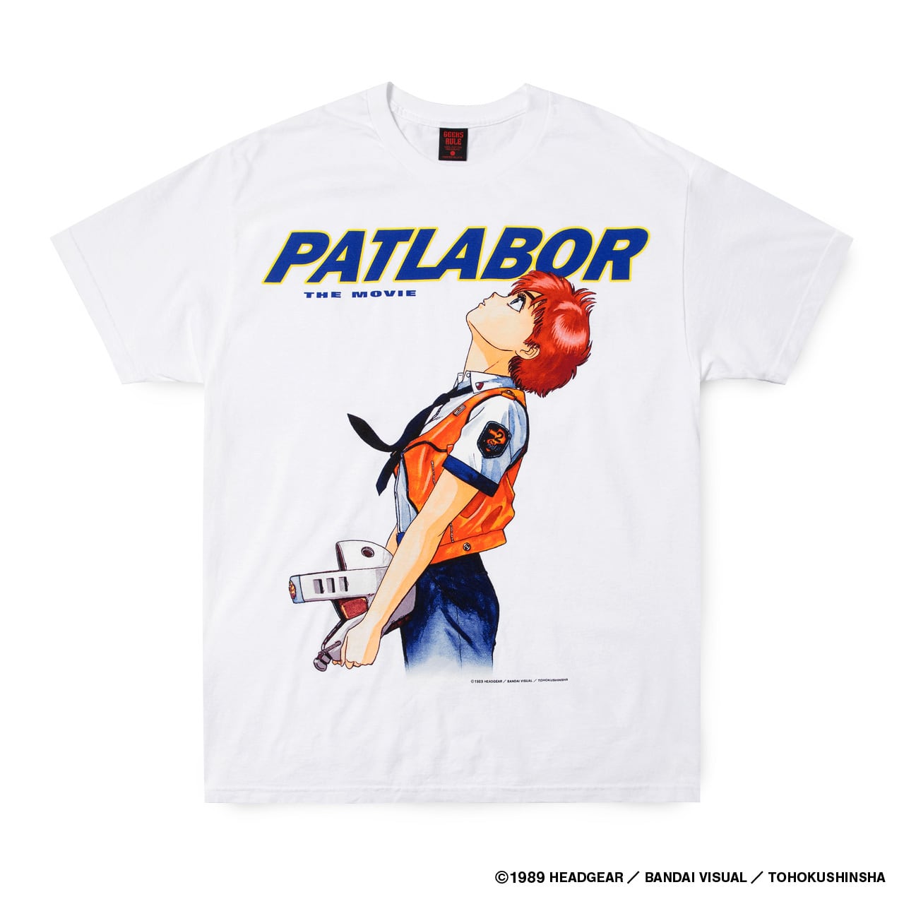 Patlabor: The Movie × GEEKS RULE SILKSCREEN PRINTING T SHIRT