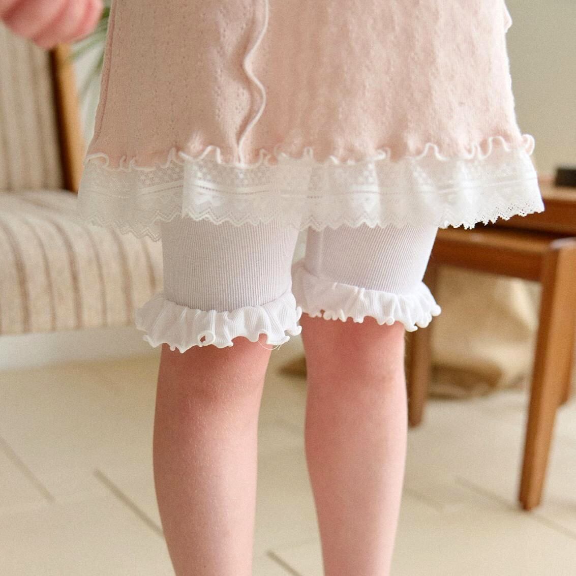 «sold out»«ジュニアサイズあり»«bonaloi» フリルレギンス 2colors