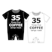 WEB限定価格：35COFFEE オリジナル・ロンパース (FRONT PRINT)