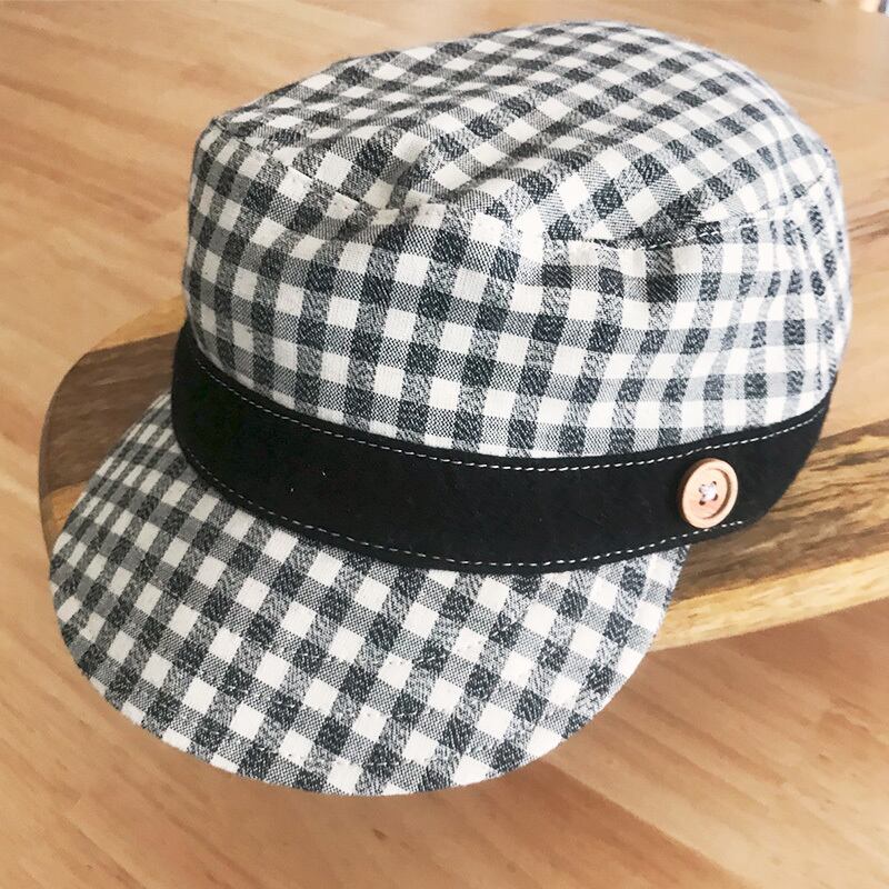 ソフトワークキャップ/ウッディーギンガム