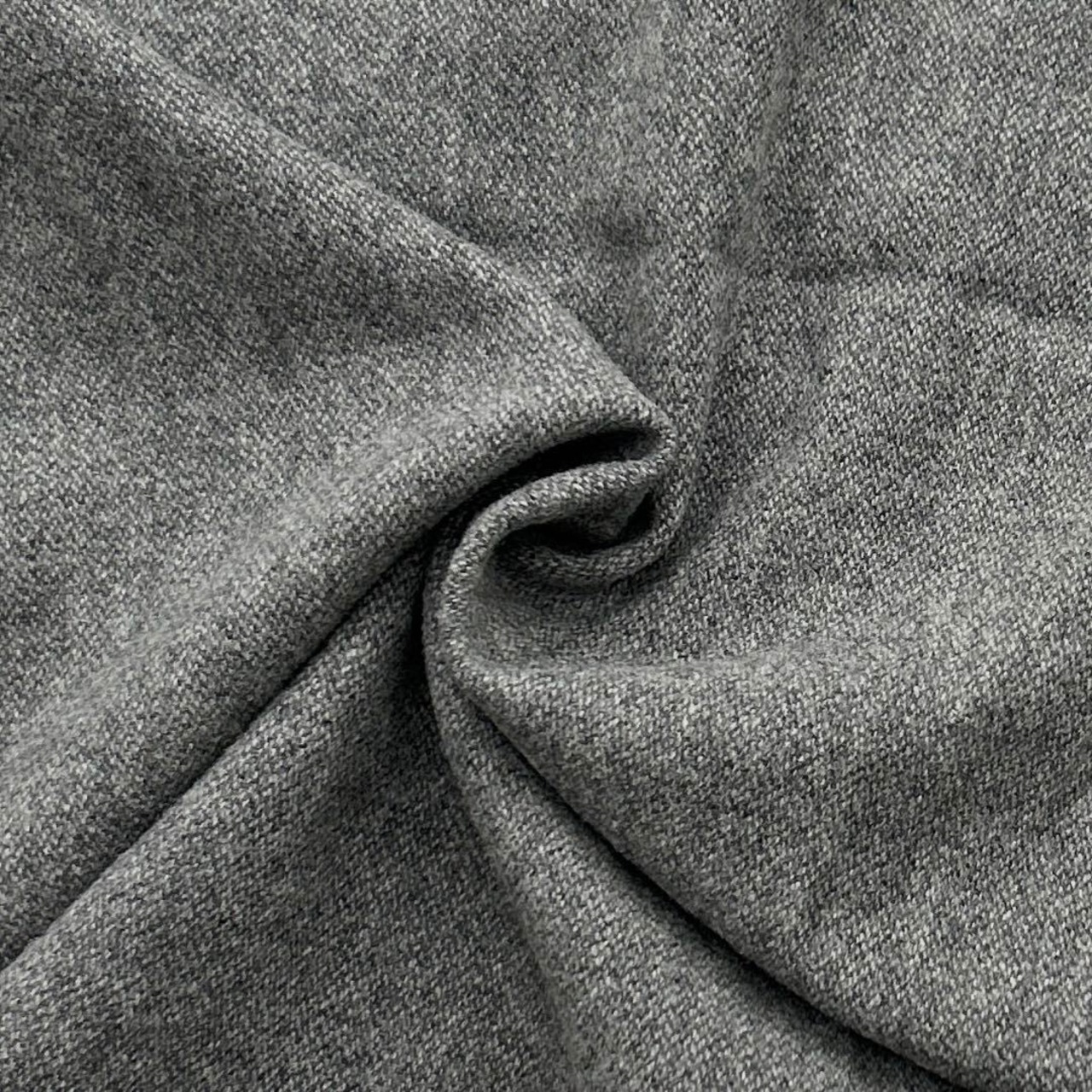 ★NY932◆2.2m◆1点限定！イタリア製◆ウール100％弱毛羽立ちツイード生地◆グレー