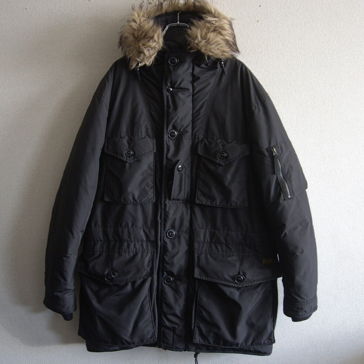 売行き好調の商品 美品 90S Ralph Lauren ファー付ダウンジャケット 