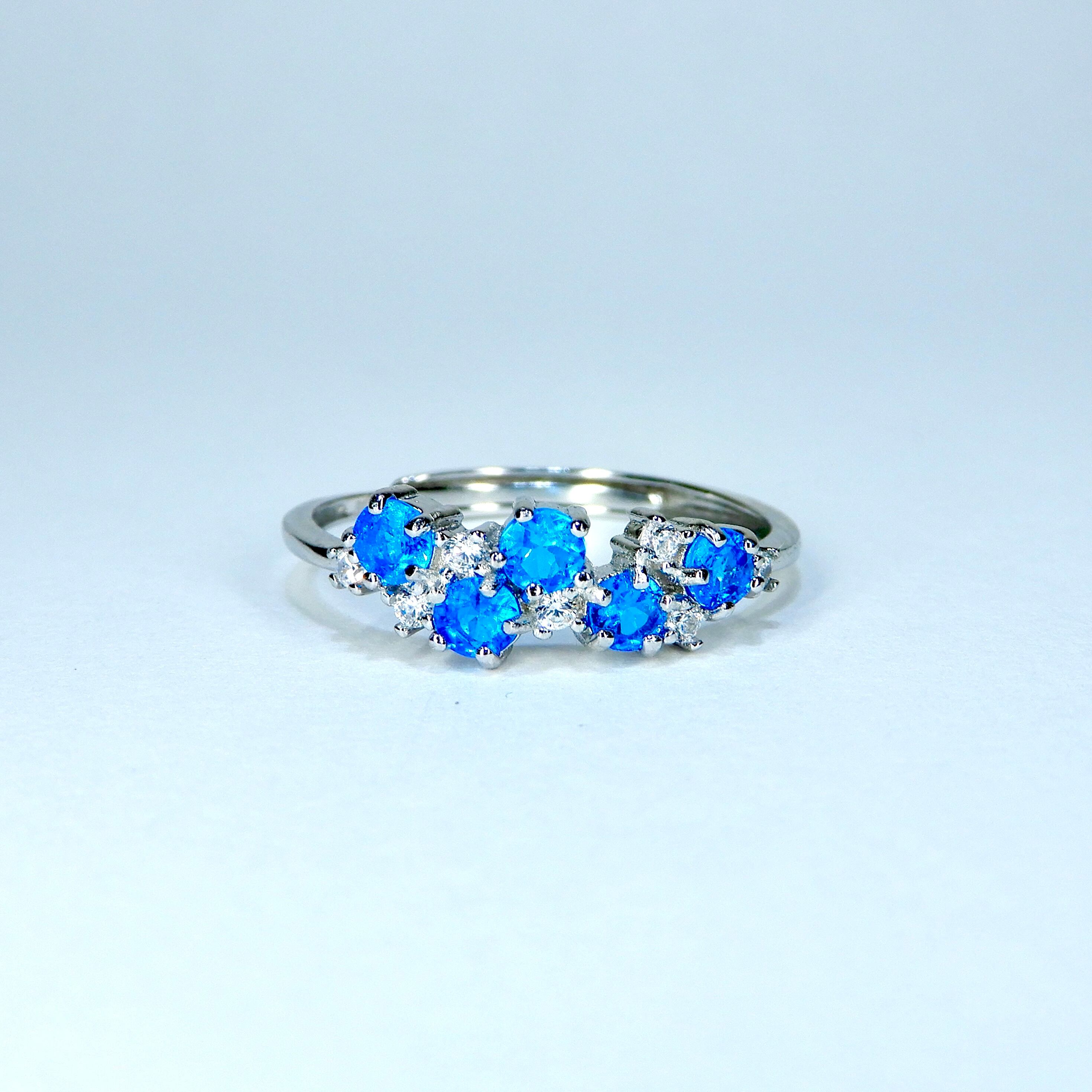 リースRing♦︎ネオンブルーアパタイト♦︎