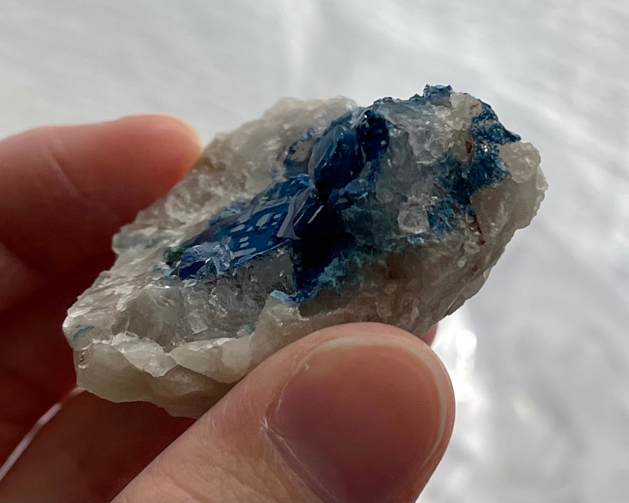 シャッタカイト / クォーツ【Shattuckite in Quartz】ナミビア産