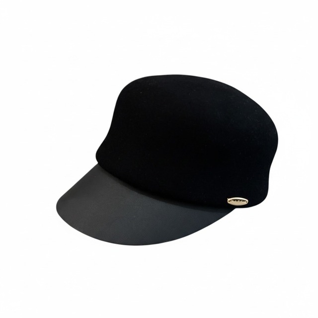 FBAL-CAP5　ウール×合皮キャップ