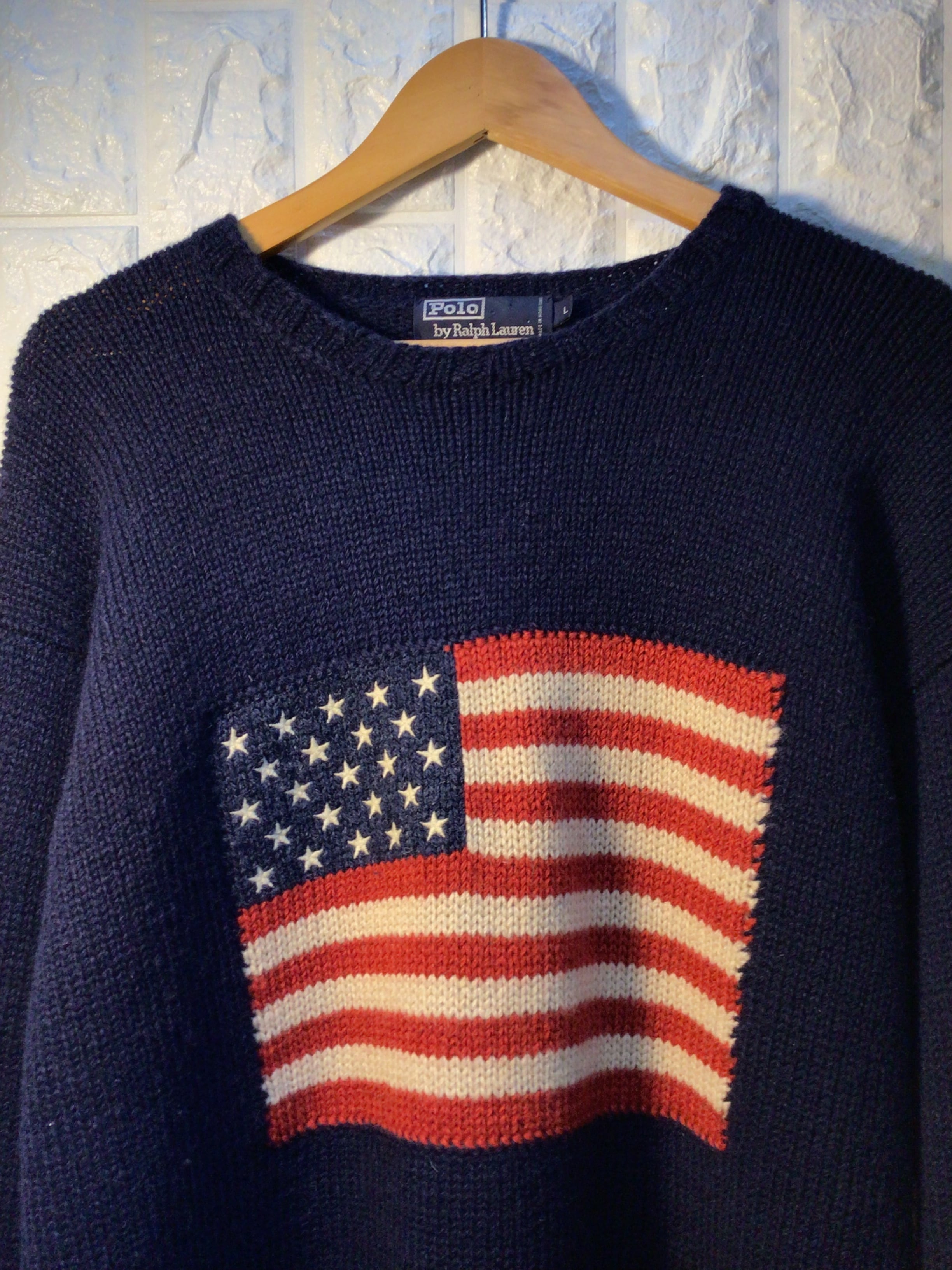 POLO Ralph Lauren 90s 星条旗 ウール100% セーター | Choose Clothes