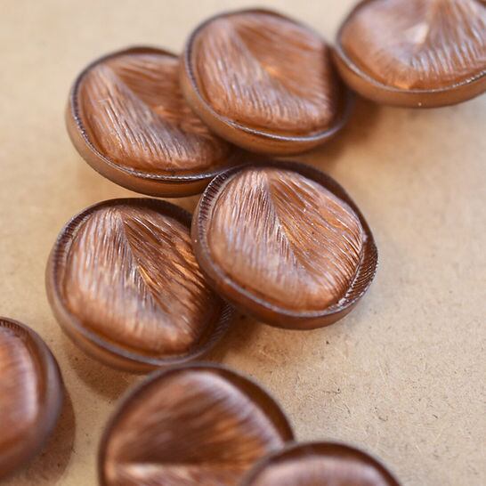 フランス スクエアフェイス×シャイニーブラウン 22㎜