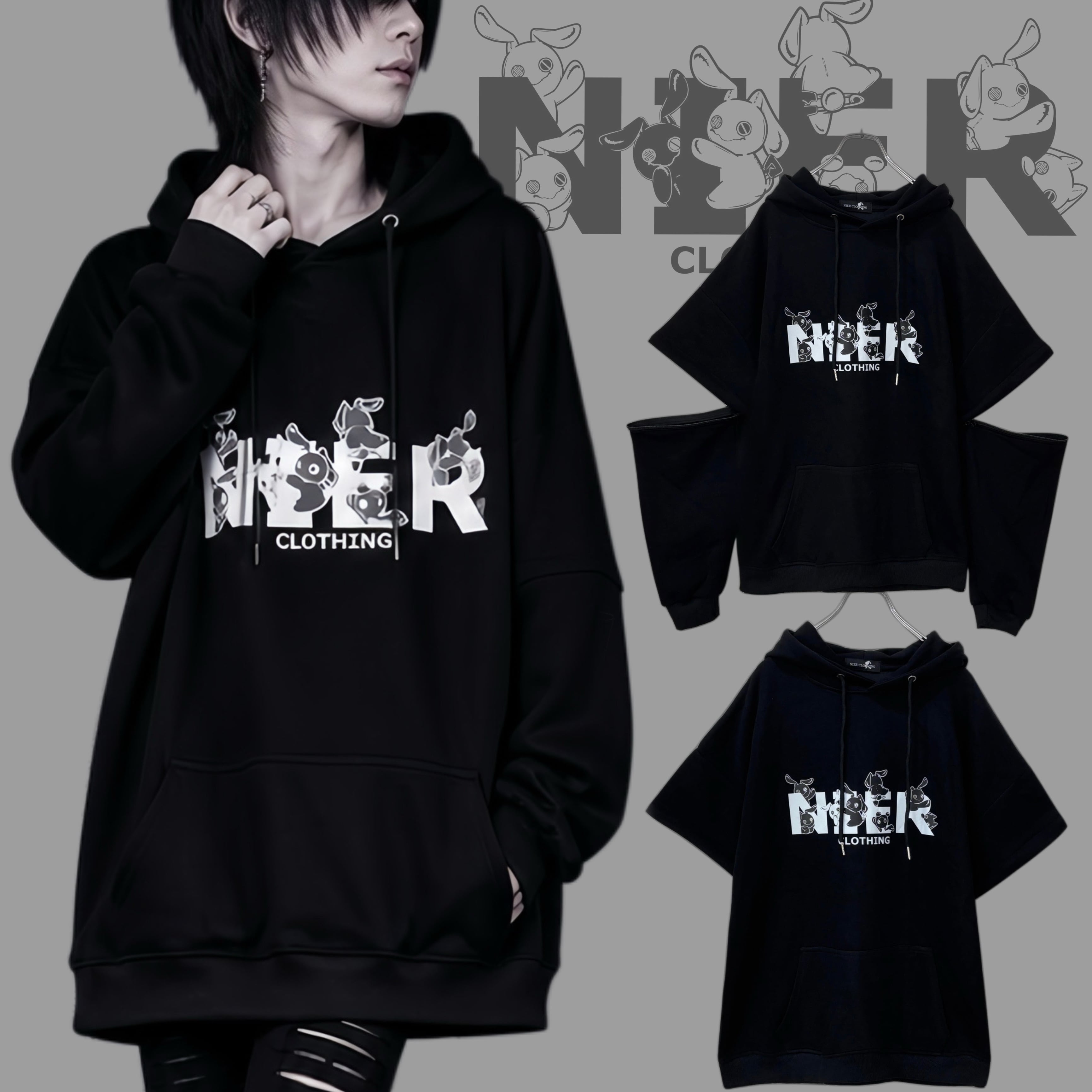 NieR_tokyo イラストT2枚セット シール付 9d2671d84feb17e47726200541fc31