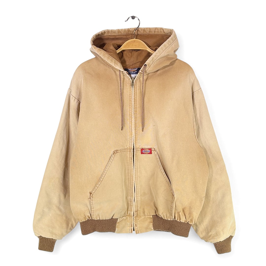 90s ディッキーズ メキシコ製 ブラウンダック ダックジャケット アクティブジャケット DICKIES メンズL 古着 @DZ0742