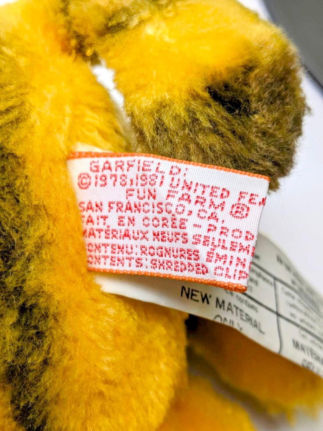 ☆ VINTAGE ☆【ガーフィールド(Garfield)①】80年代製 ☆ VINTAGE ☆【ガーフィールド(Garfield)①】80年代製