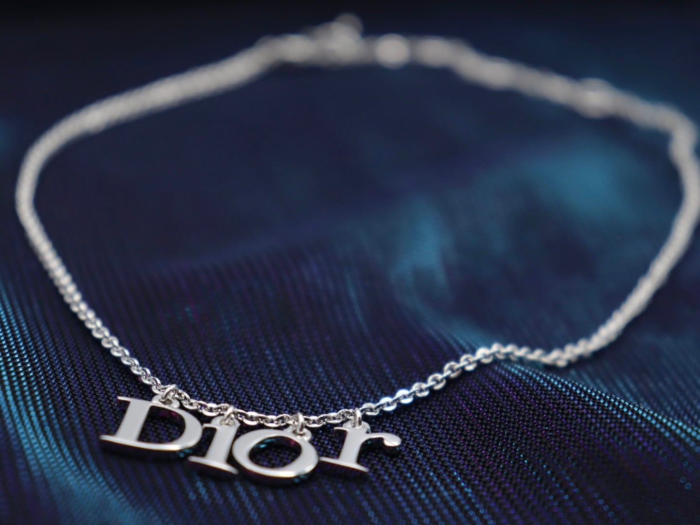 ※売り切れ Christian Dior 英字 ロゴ ネックレス ディオール