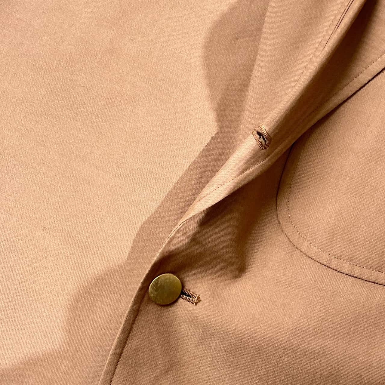 70s 当時物  VAN JAC ヴァンヂャケット THE BLAZER MAN  金ボタン 背抜き 段返3B テーラードジャケット -170-87-75/メンズ ビンテージ