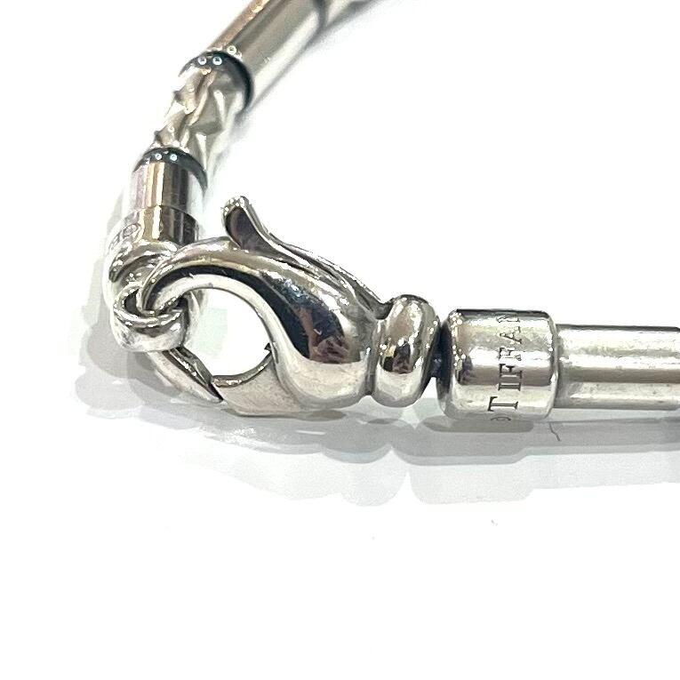 希少【TIFFANY&CO.】2991 ドイツ製 幾何学ヘマタイトジグザグ