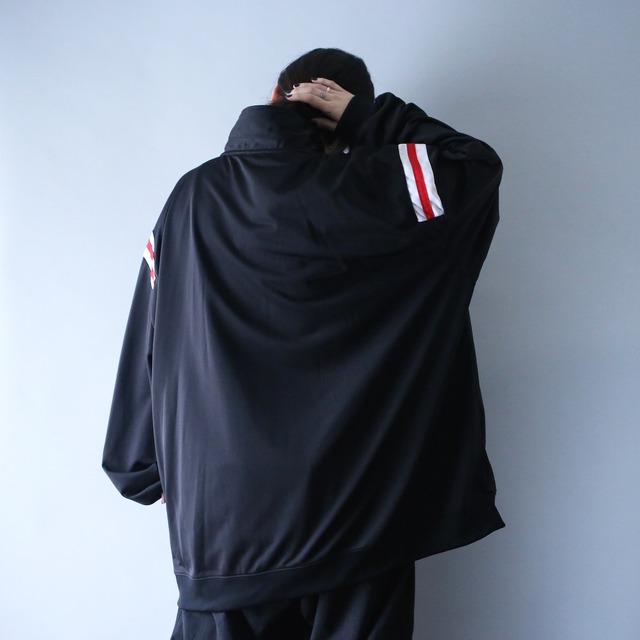 "刺繍" dunk-man logo super over silhouette track jacket