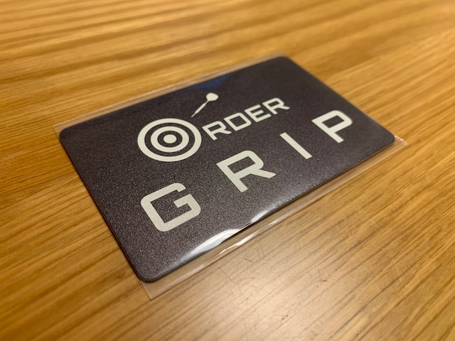 ORDER GRIPオリジナルダーツカード