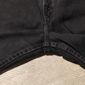 美品 34×30 Levi’s 505-0260 USA 00年 サルファーブラックデニムパンツ リーバイス