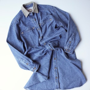 80s BANANA REPUBLIC denim dress