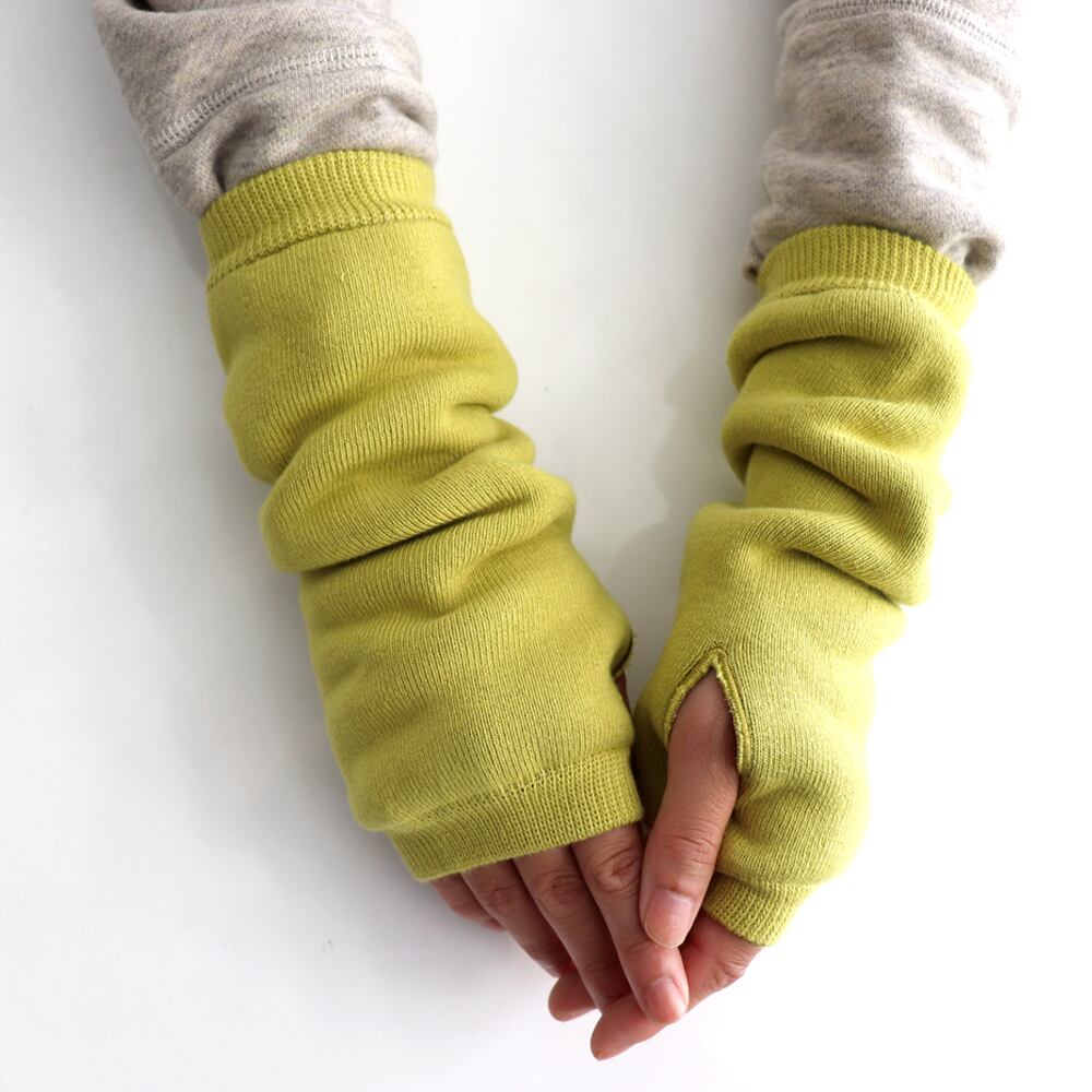 biollne(ビオルネ) オーガニックコットン アームウォーマー レディース