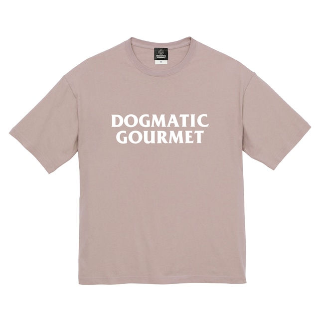 【 DG99 】DG LOGO BIG SILHOUETTE T-SHIRT smoky pink