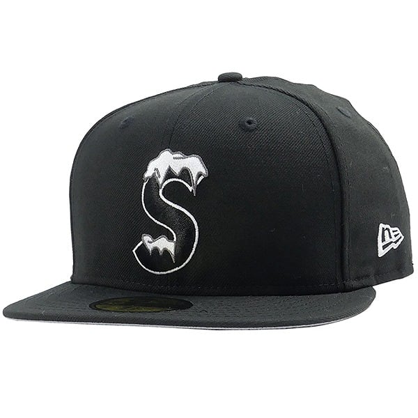 新品 20AW Supreme S Logo New Era Cap 黒