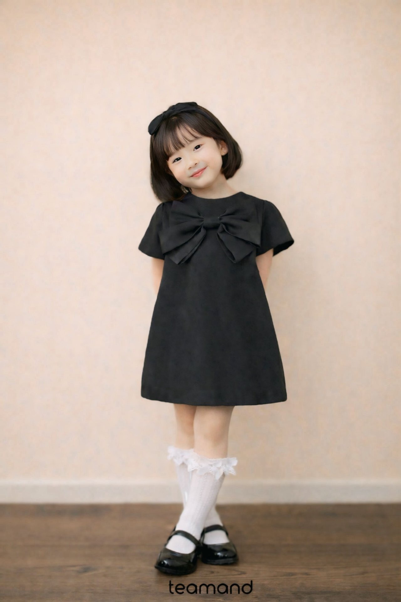 [5] 20cm［即納］double lace knee socks / teamand 26spring