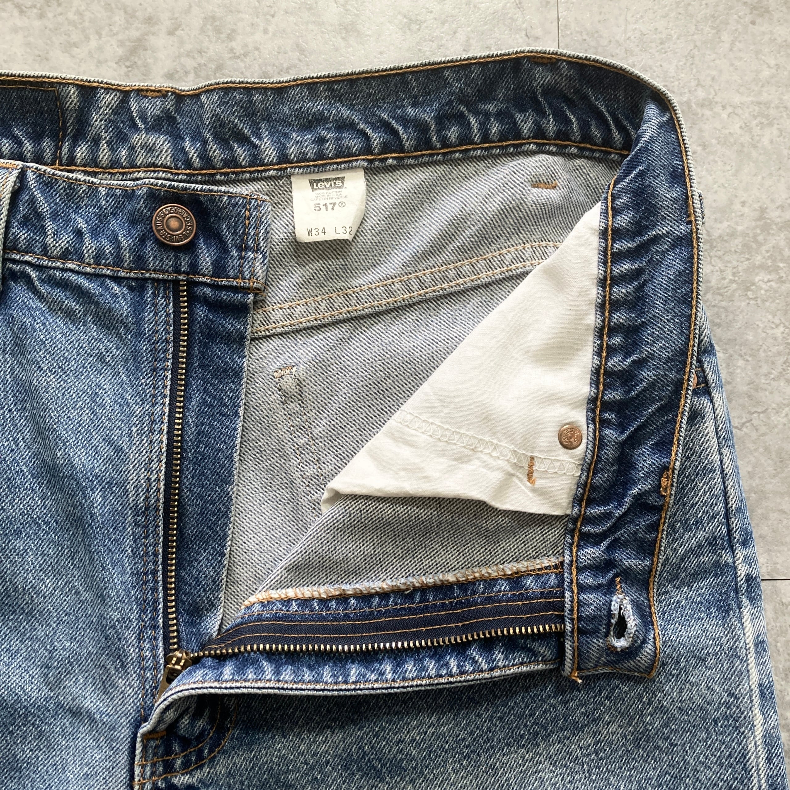 W34 L32】90's US.Levis 517 リーバイス ウィチタフォールズ工場(585