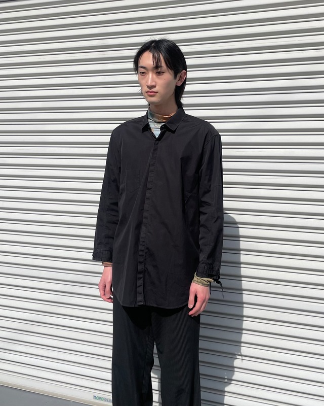 NEIL BARRETT sleeve belt gimmick shirt