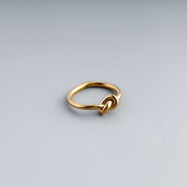 316L simple knot ring  #r40