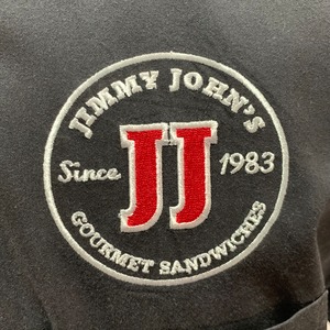 6656  Jimmy John's ジミージョンズ 刺繍 半袖シャツ