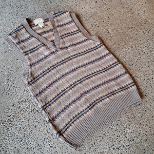 イギリス製 L.L.Bean ニットベスト used [312065]