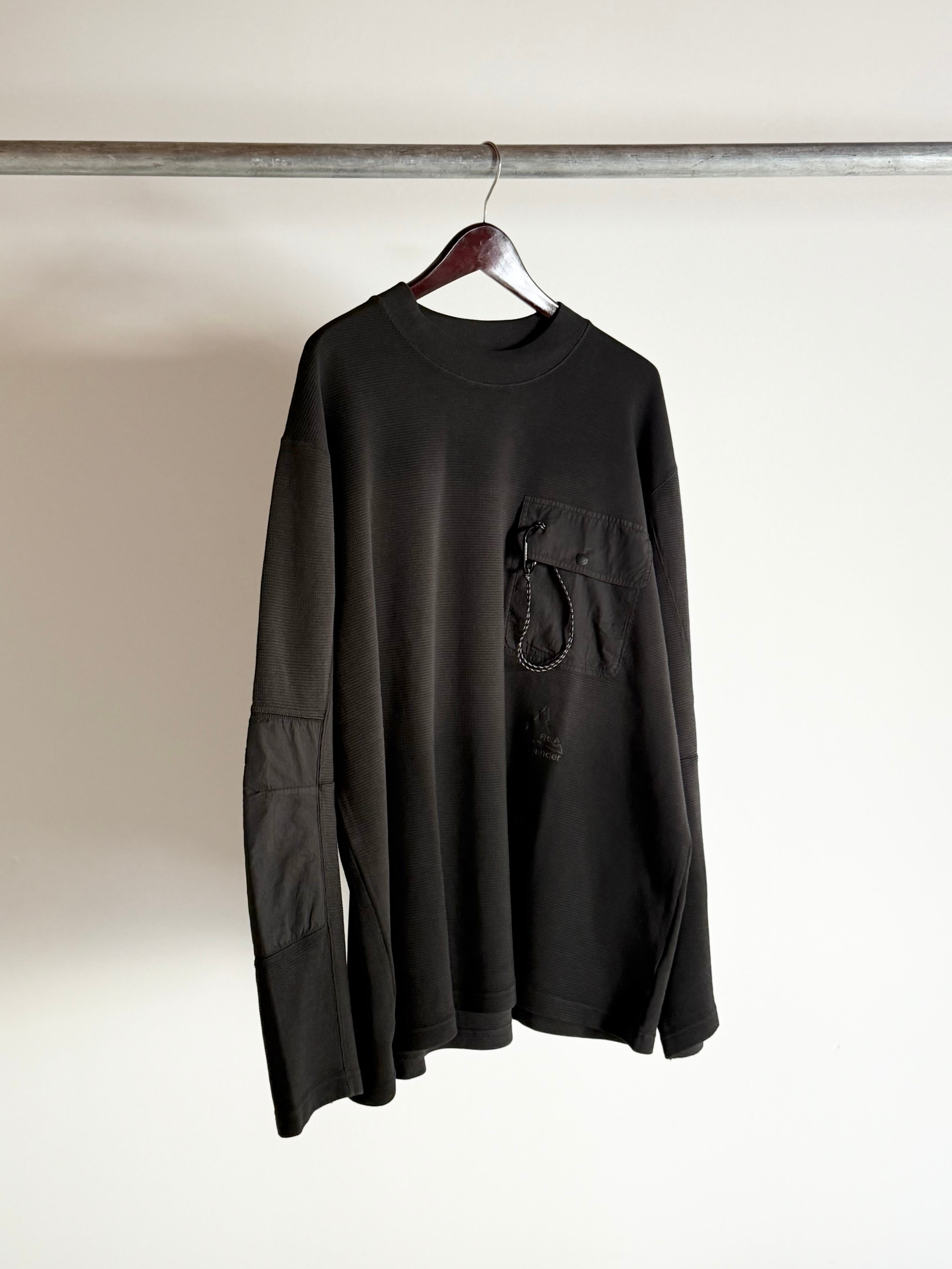 andwander×ROAgarment dye waffle pocket T ROA×and wander 【garment dye waffle pocket tee】 | LARGE LAB TOWN