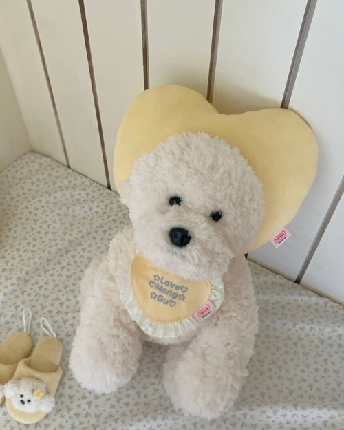 予約【tak!tak!tak!tak!】 heart series_ heart hat butter-yellow