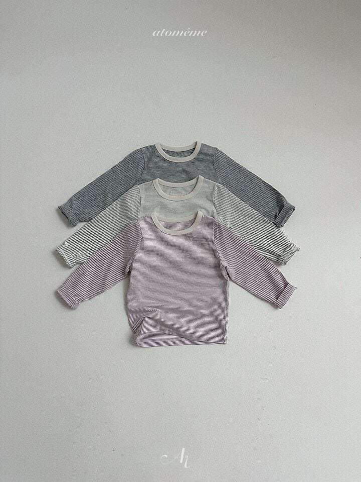 【予約】atomeme Moen stripe T