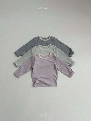 【予約】atomeme Moen stripe T