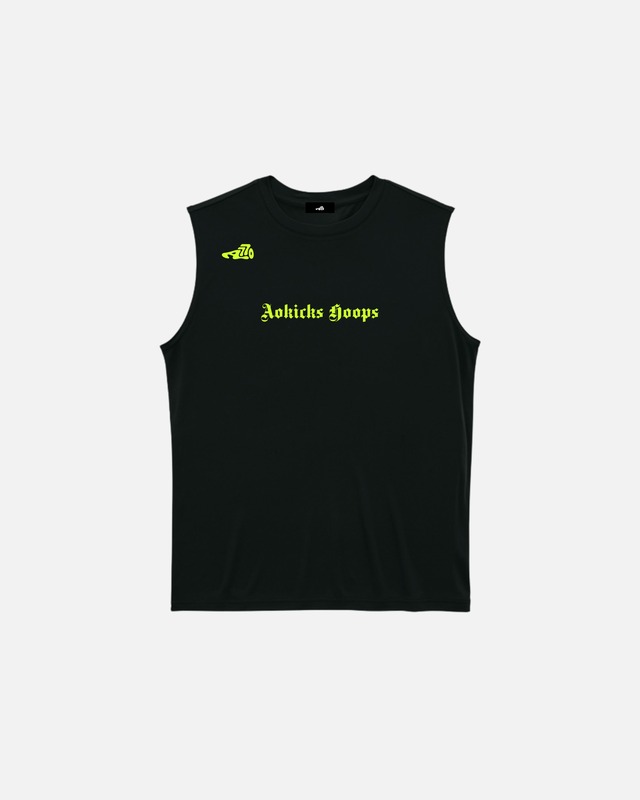 Logo Sleeveless Tee - black