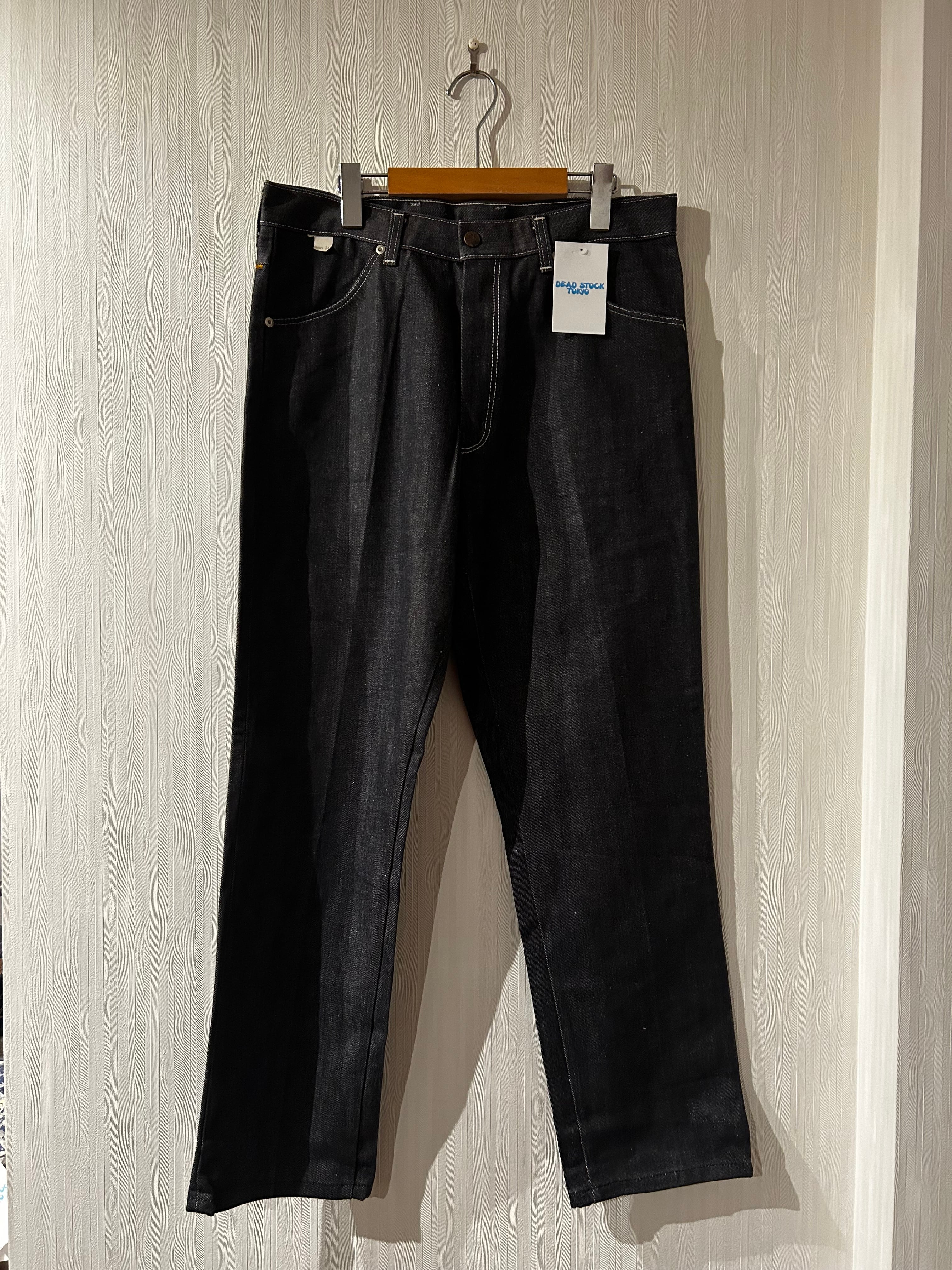 Dead Stock!! 1970s Unknown "先染め" Back Denim Pant