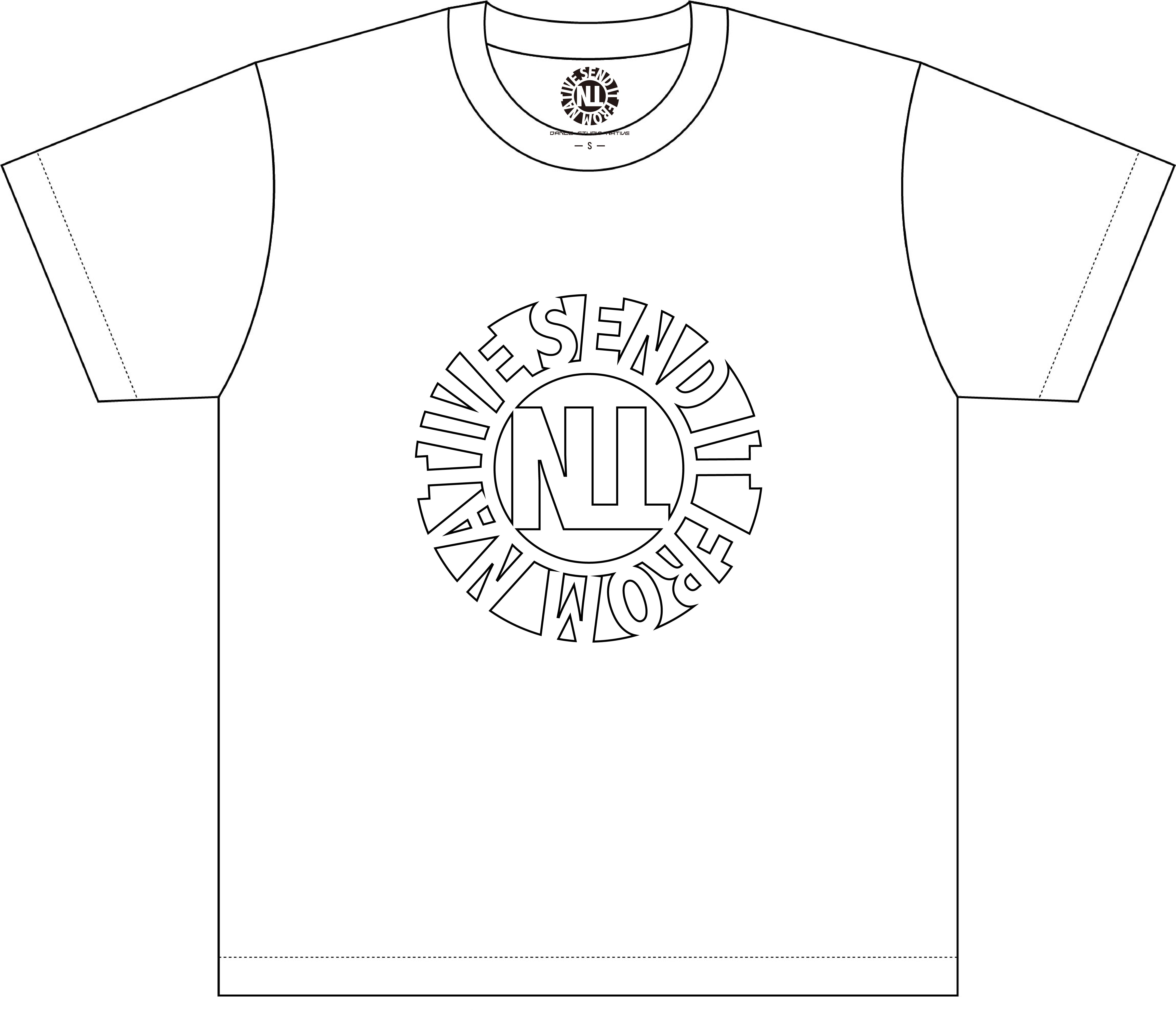 NATIVE TOKYO LOGO T-shirt 【white】