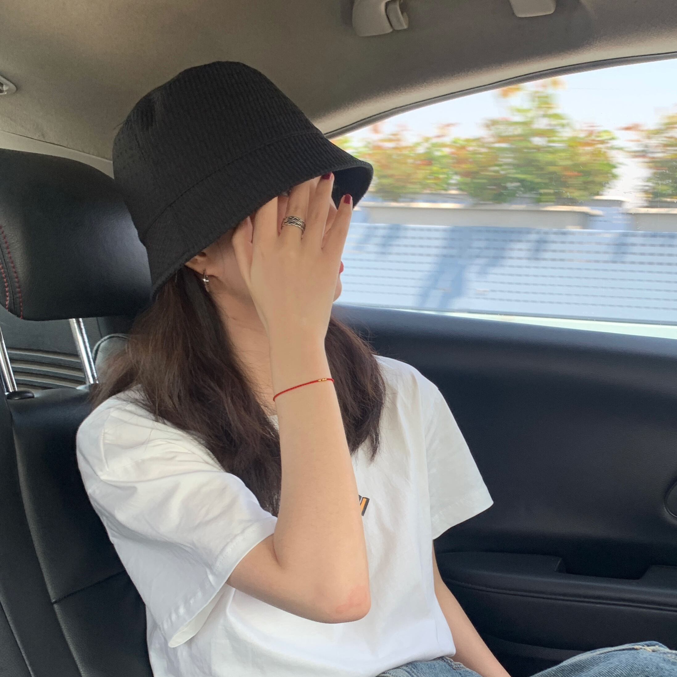 ブラックレッドサマー 帽子 夏物 ブラック・アイド・ピーズ47590141316