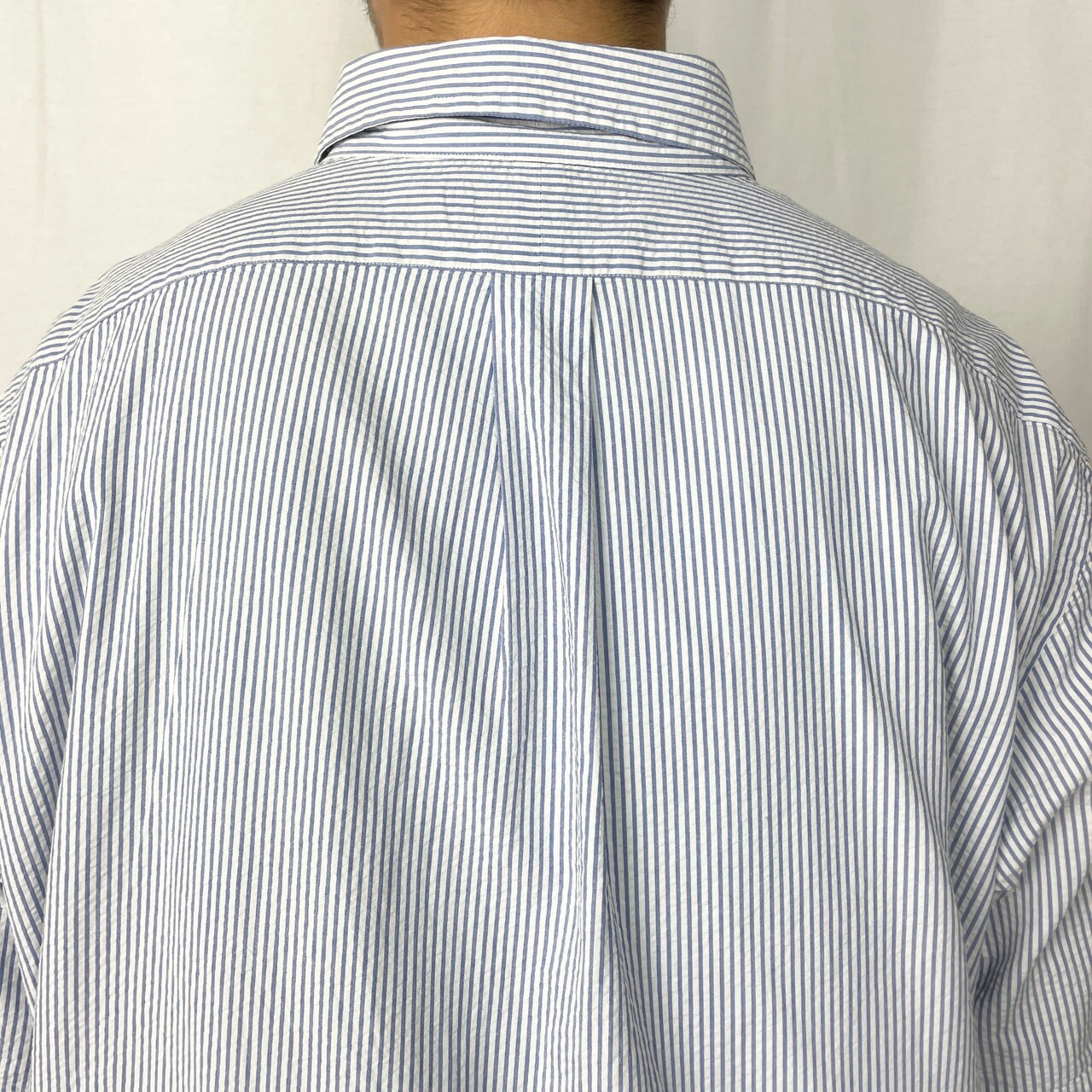Ralph Lauren ラルフローレン CLASSIC FIT シアサッカーシャツ ピン 