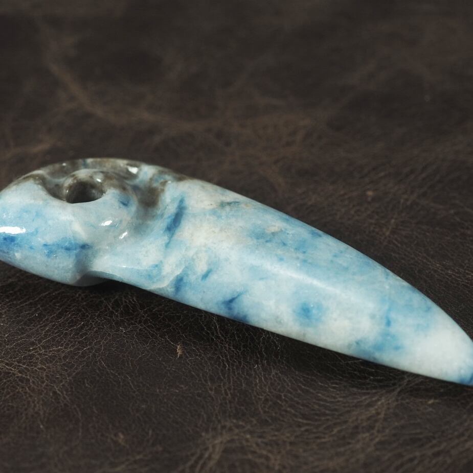 糸魚川翡翠 コン沢 青翡翠 ペンダントトップ 12.1g Itoigawa Blue