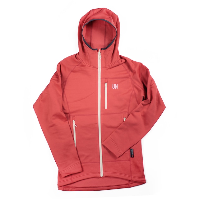 UN3100 Mid weight fleece hoody / Red