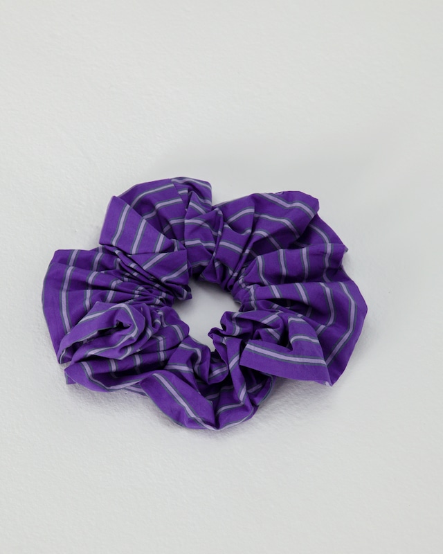 Stripe Big Scrunchie - Purple