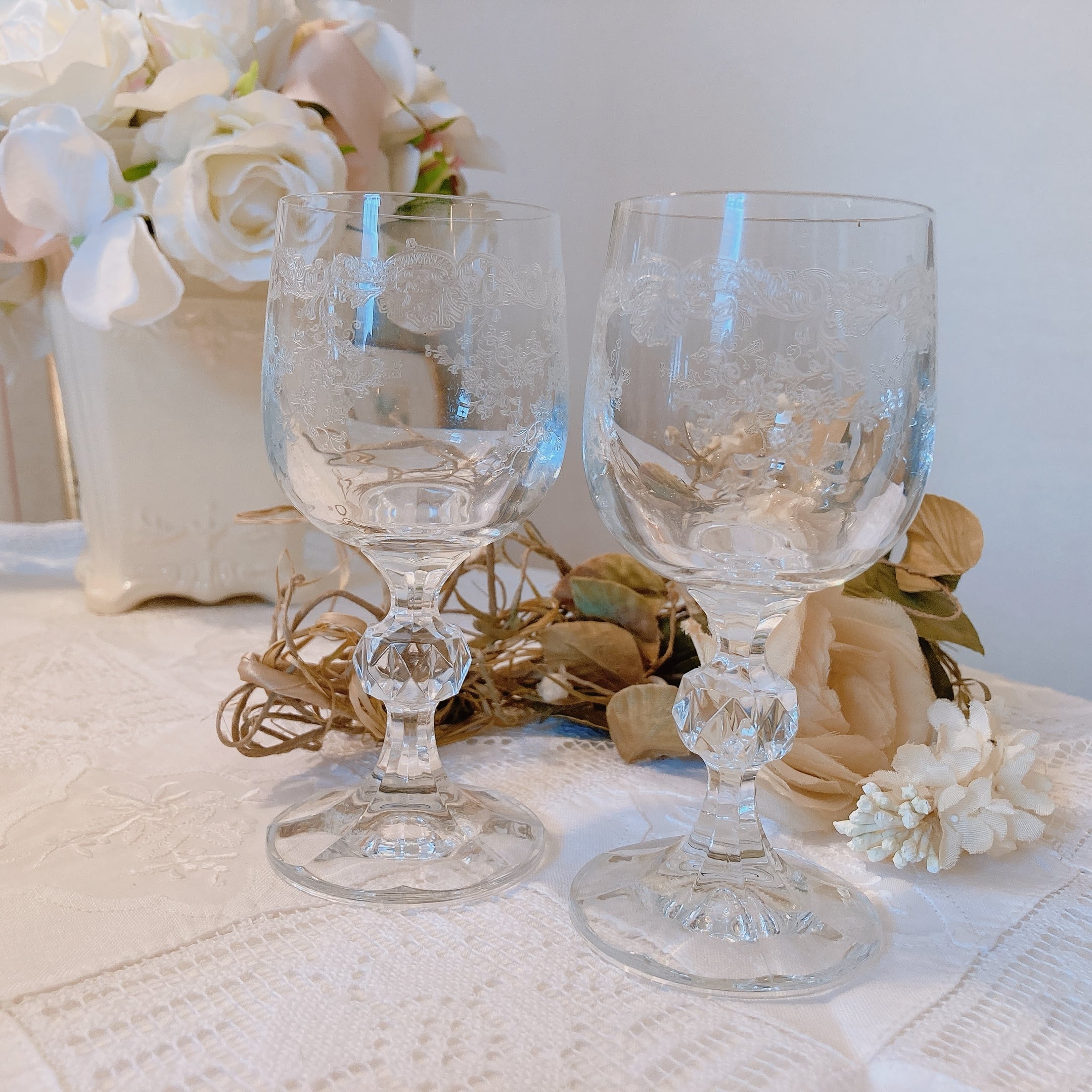 フランス シェリー用クリスタルグラス | AntiqueRose